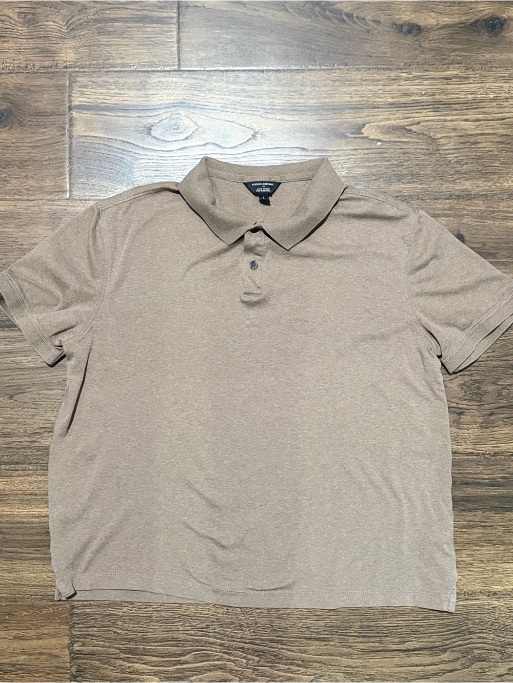 Banana Republic Men's Polo Shirt - Brown Taupe
